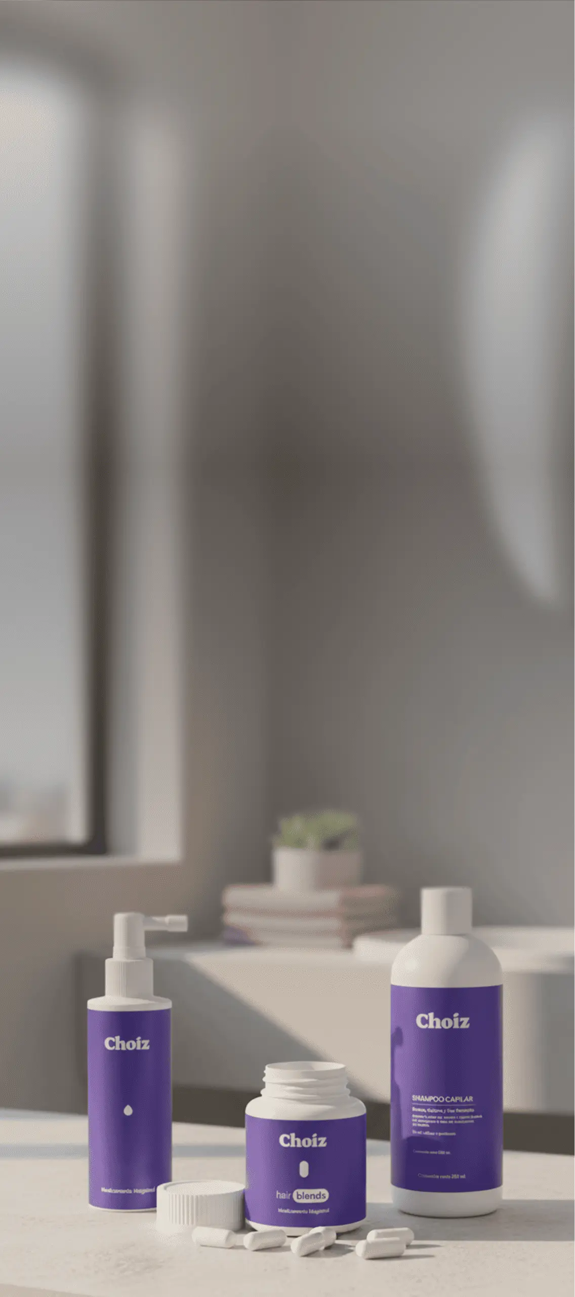 Imagen de productos Choiz para alopecia masculina